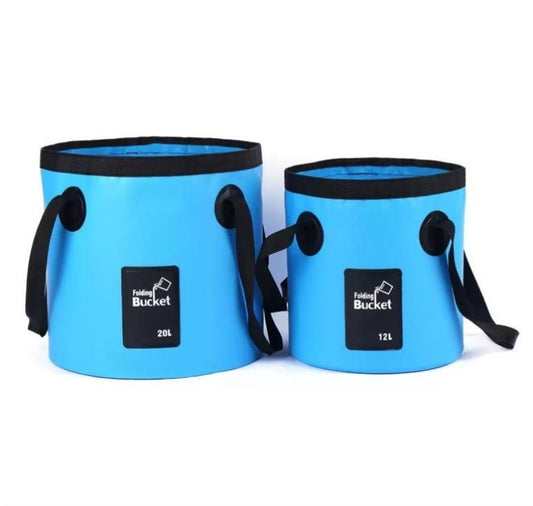 12L 20L Bowl Sink Washing Bag Car Wash Bucket Portable Outdoor Travel Foldable Water Multifunction Folding