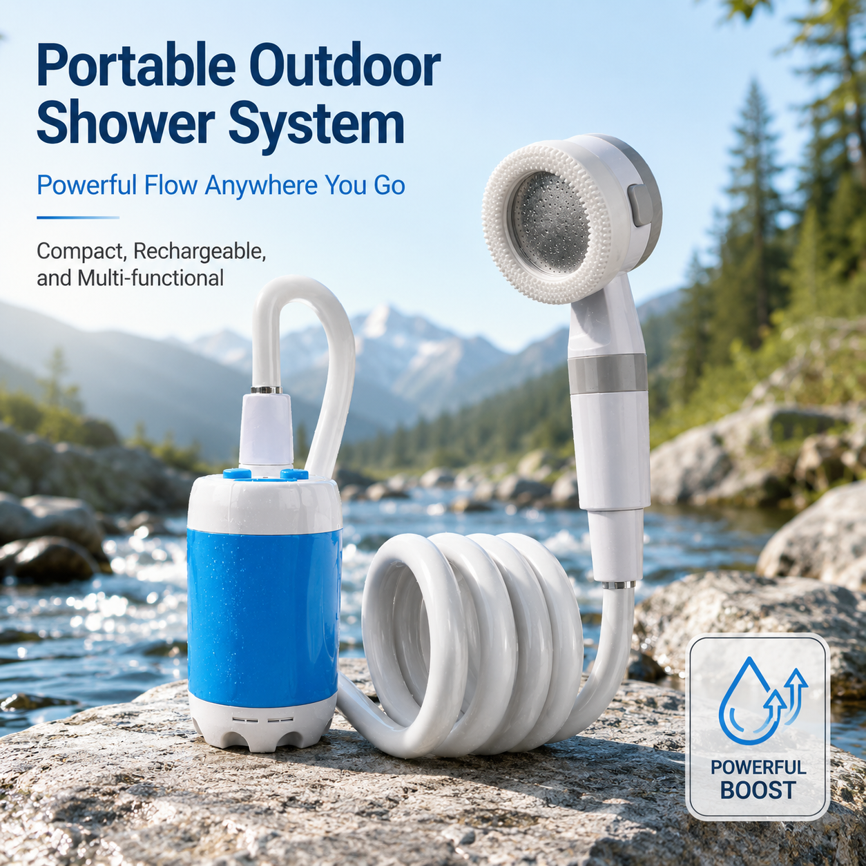 MURA Outdoor portable shower